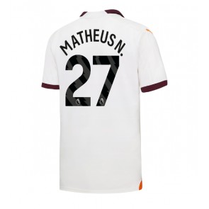 Manchester City Matheus Nunes #27 Replica Away Stadium Shirt 2023-24 Short Sleeve